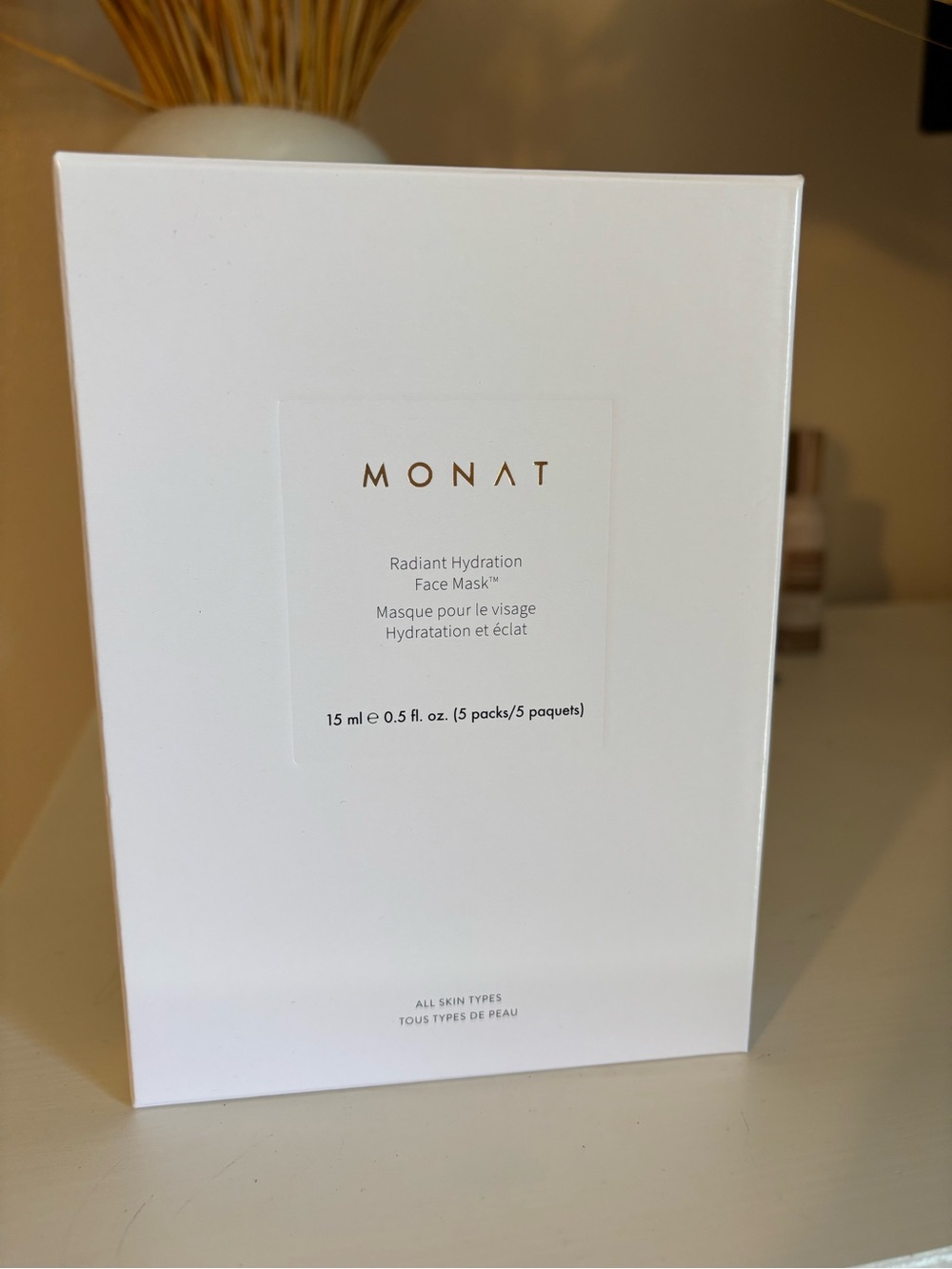 MONAT Radiant Hydration Face Mask — White